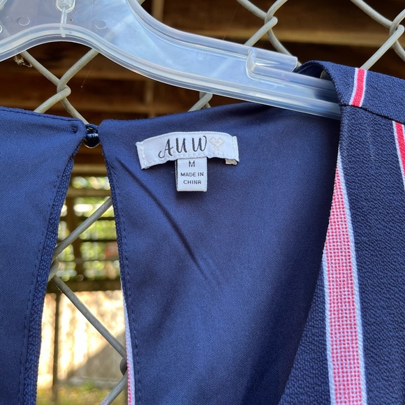 A.U.W Striped Capri Playsuit - Picture 3 of 6